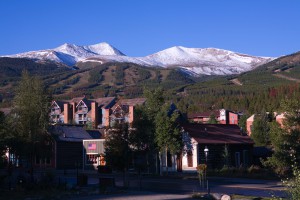 Town of Breckenridge and Mountains