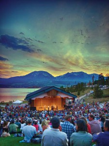 Sunset at Dillon Amphitheater
