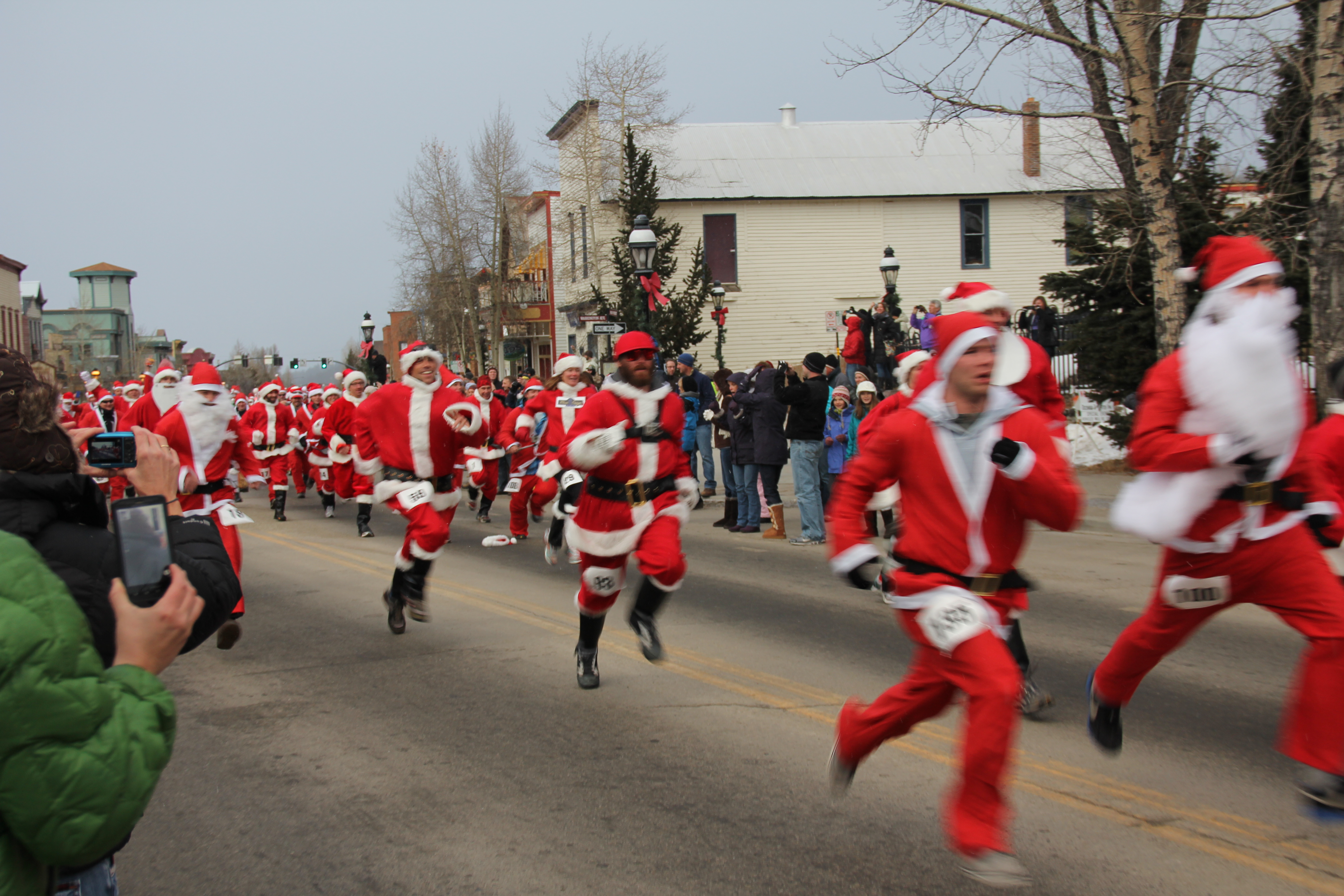 Race of the Santa's in Breckenridge