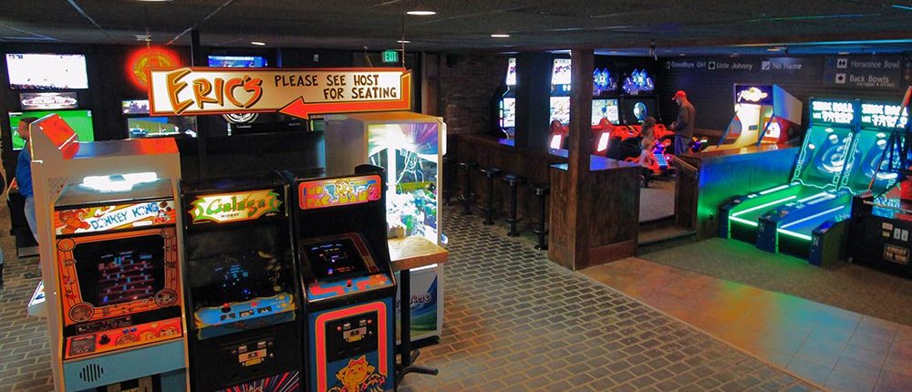 Downstairs at Eric's Arcade