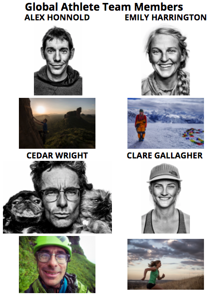 Global Athlete Team Members
