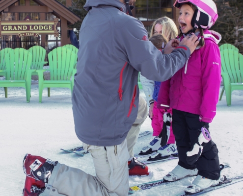 Getting Ready to Ski at Breckenridge