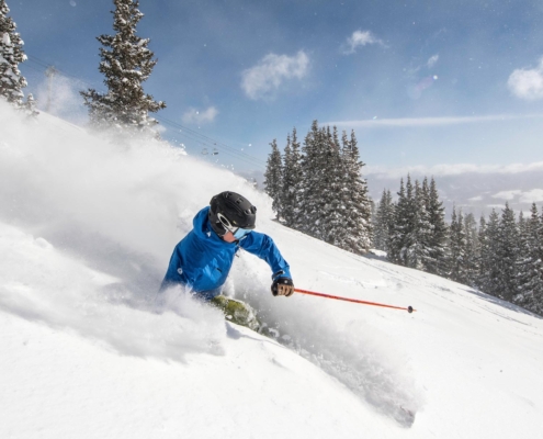 skiing in Breckenridge